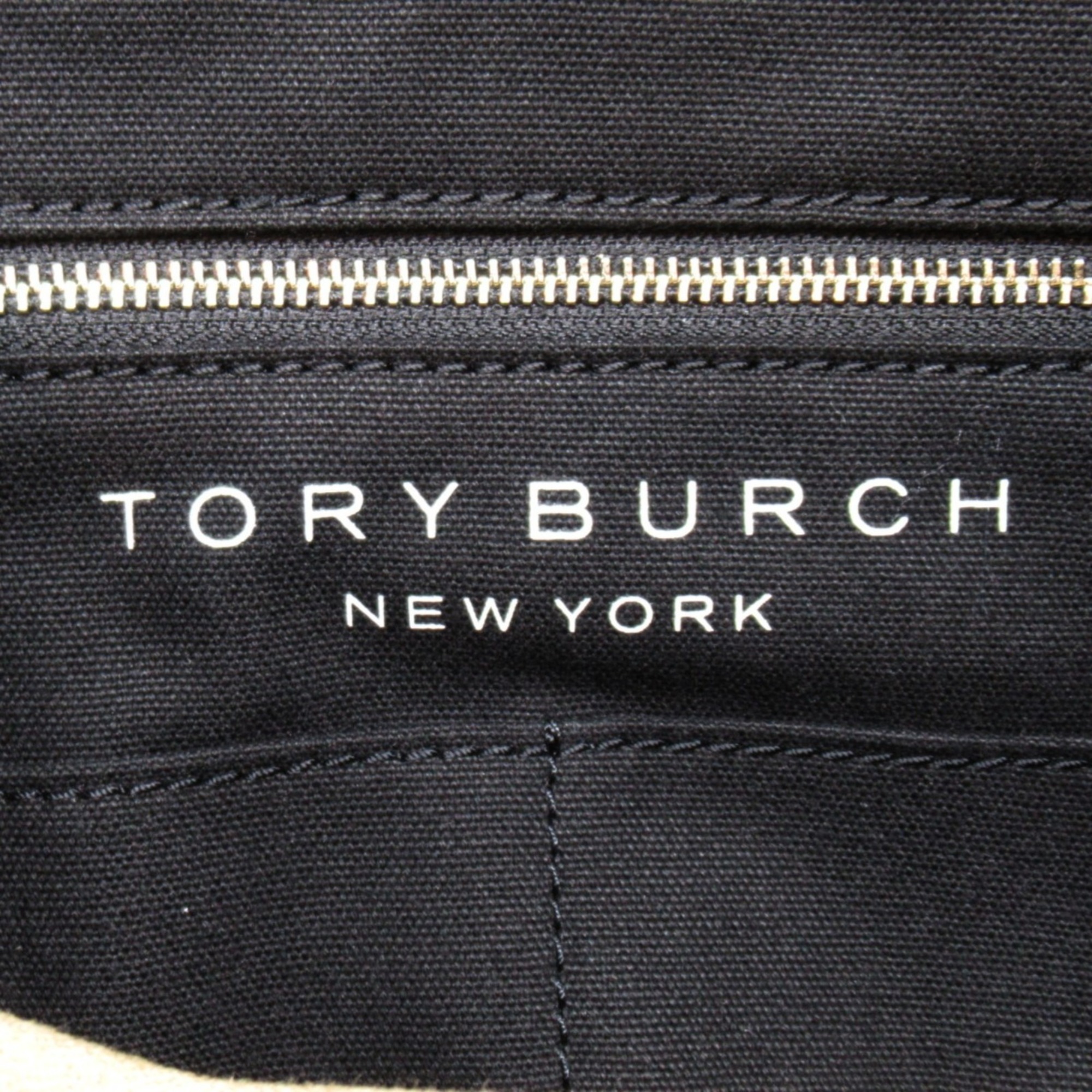 Tory Burch 2-way shoulder bag, cotton, men's, women's, black, 153381001