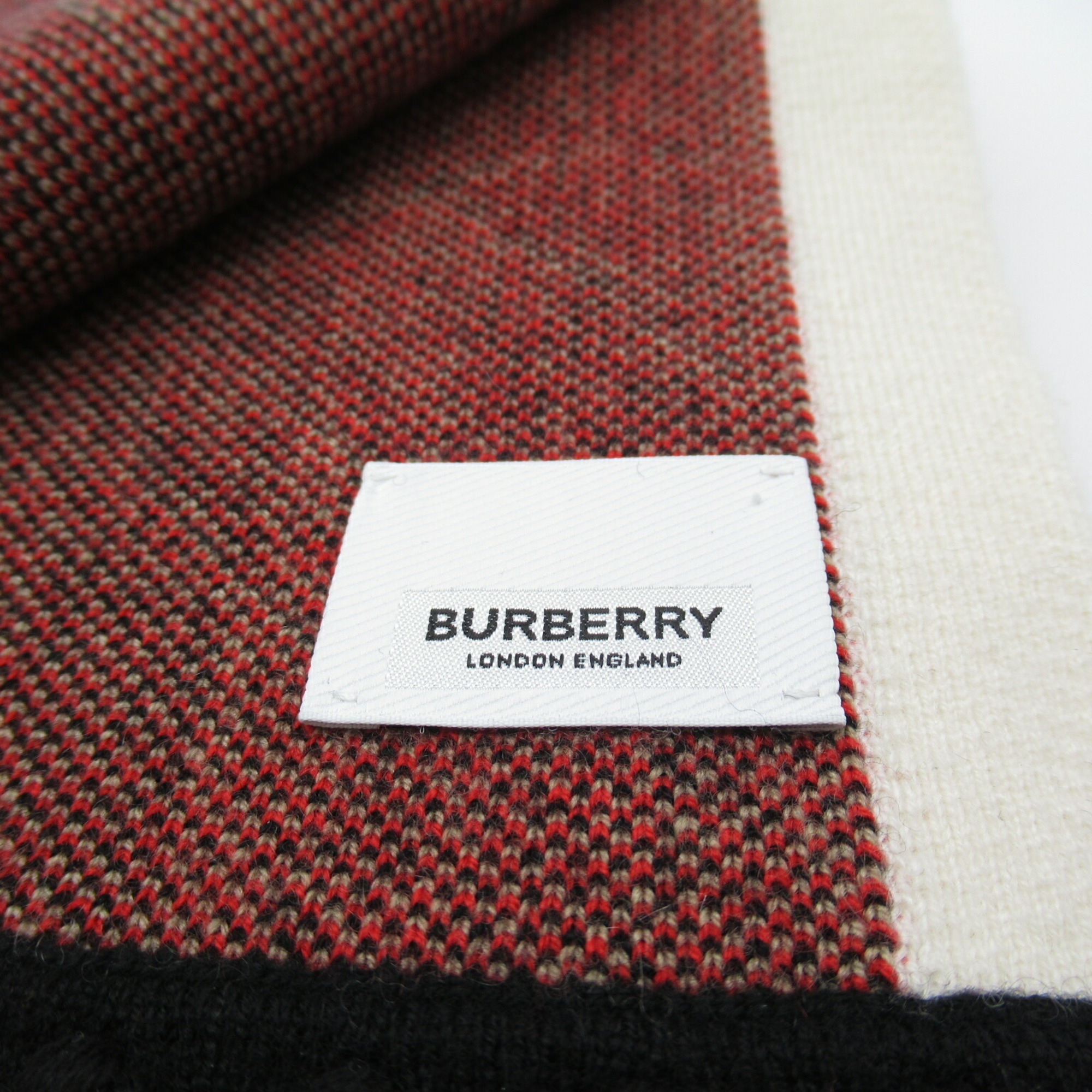 Burberry Scarf Cashmere Women's Red