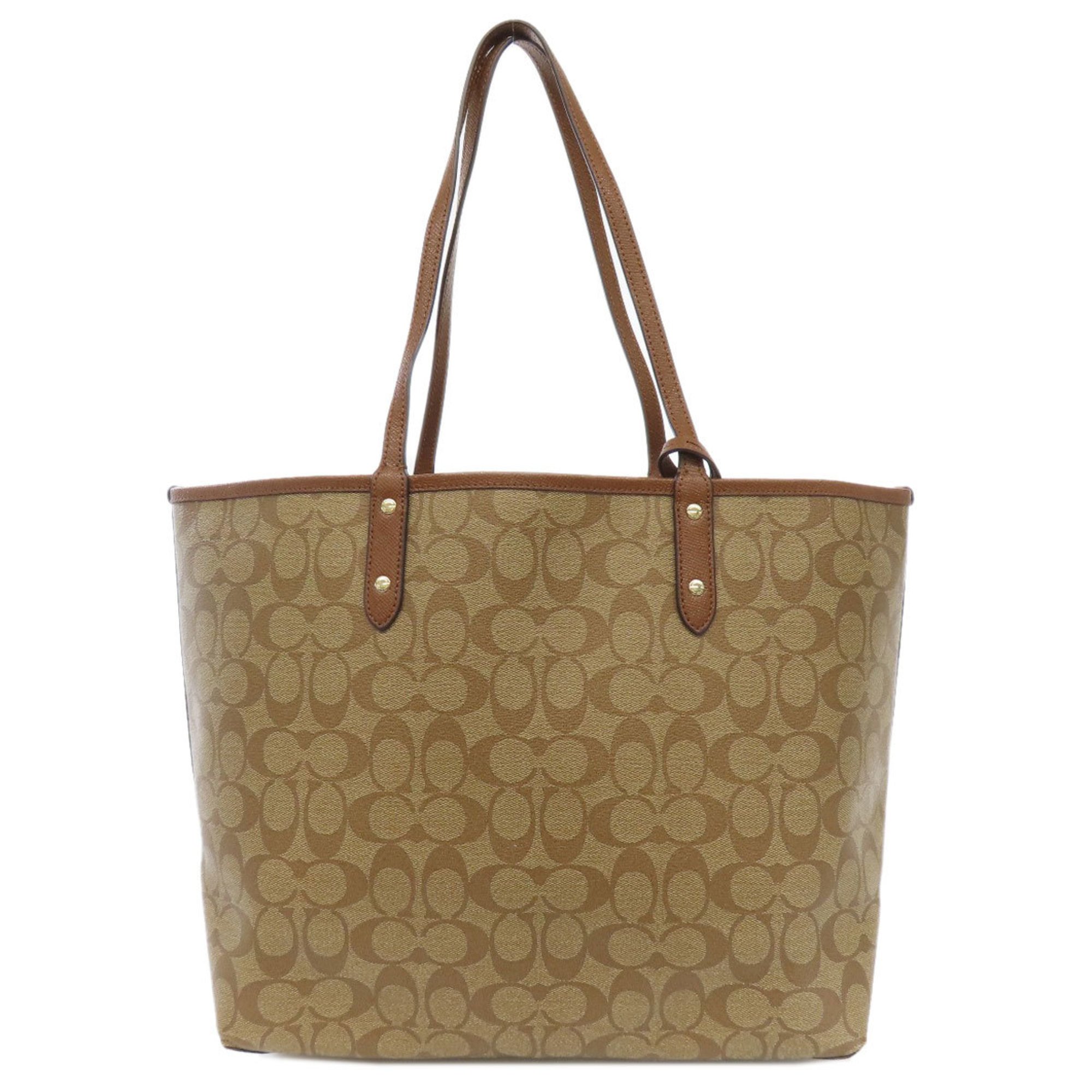 Coach F36658 Reversible Signature Tote Bag for Women COACH