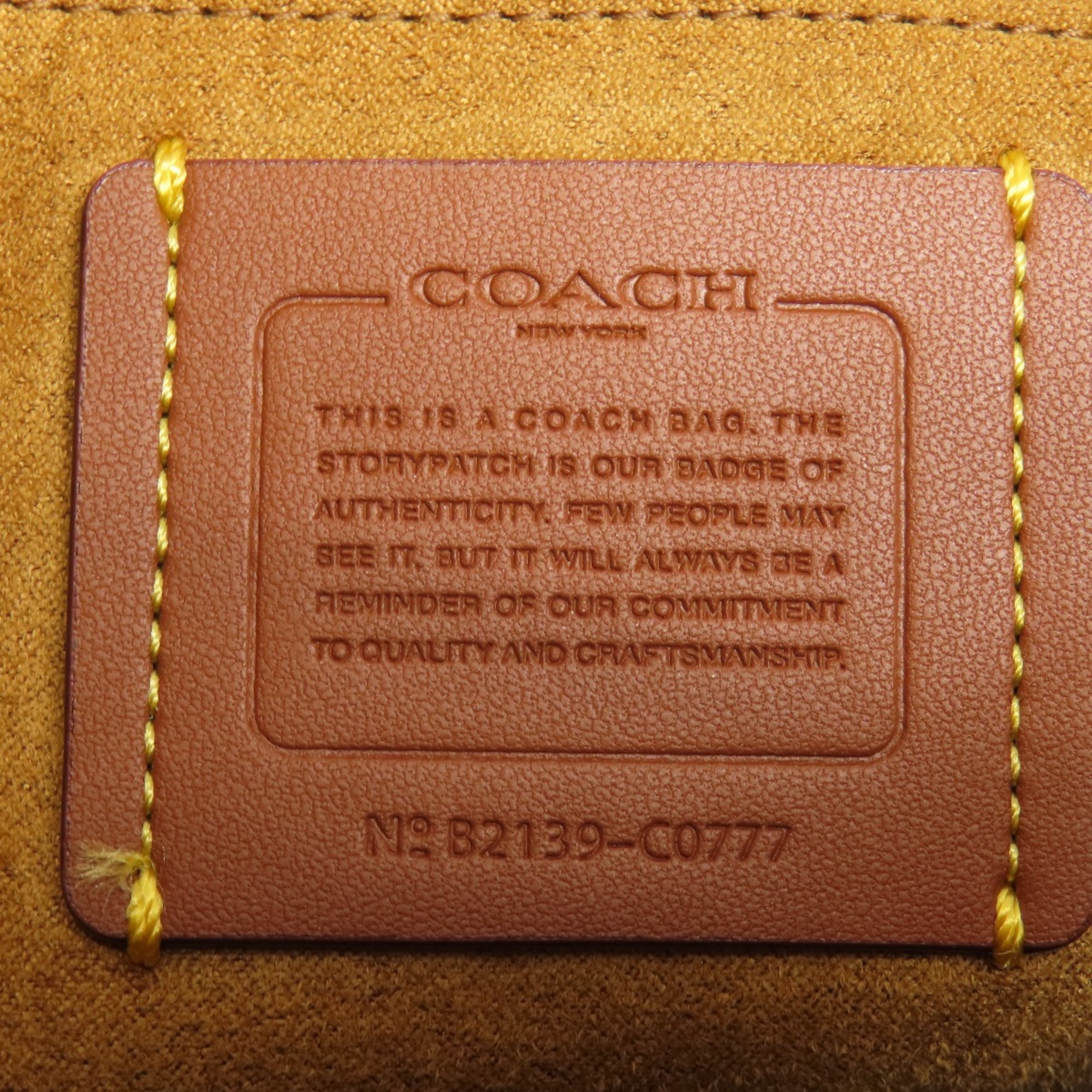 Coach C0777 Field 30 Color Block Handbag Leather Women's COACH