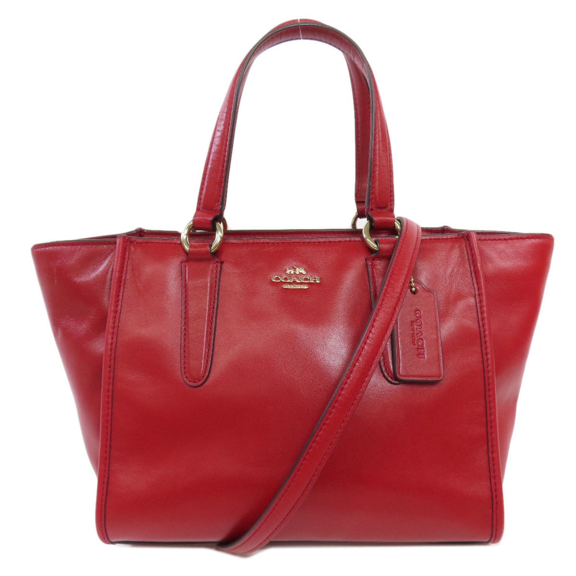 Coach 33537 Crosby Carryall Handbag Leather Women's COACH