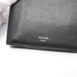 CELINE Bi-fold Wallet, Leather, Men's, Black, 10B653BEN.38SI