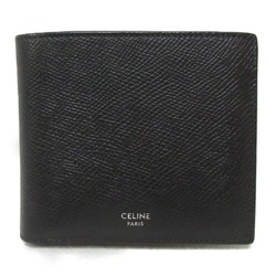 CELINE Bi-fold wallet Leather Women's Black