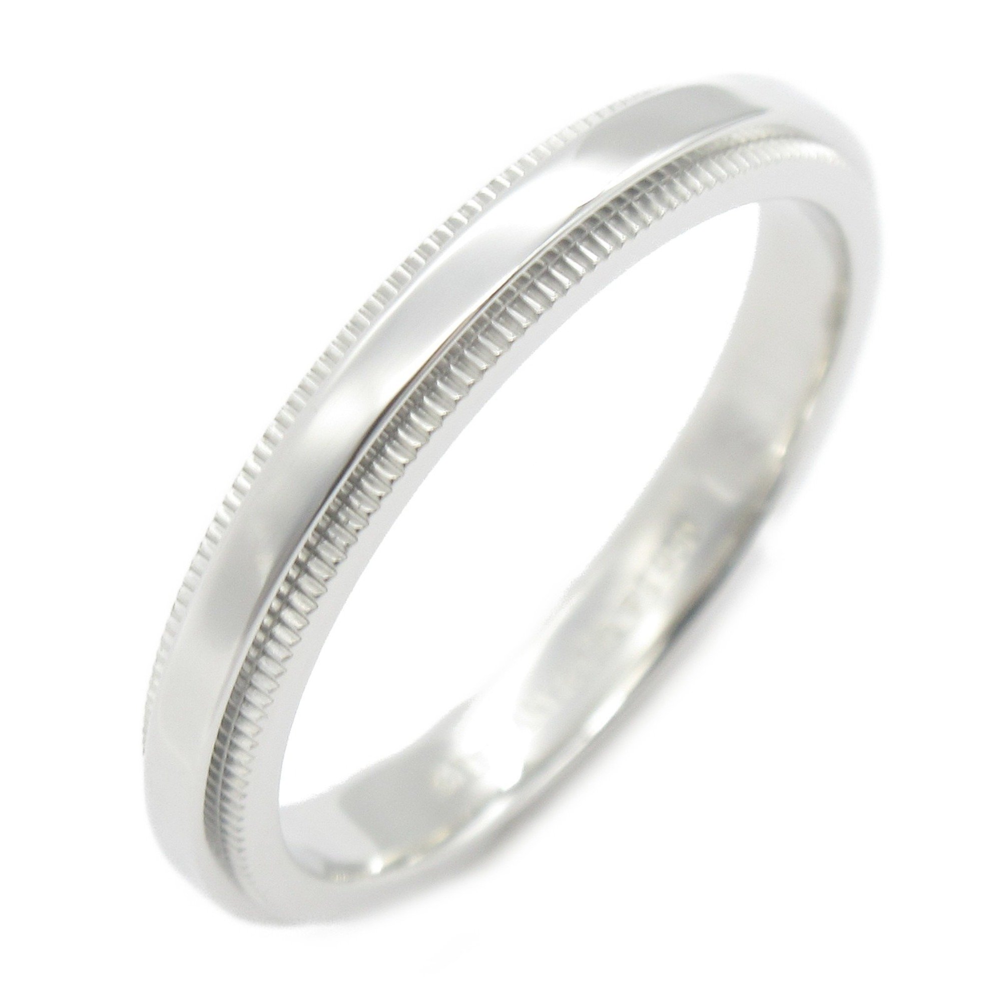 Tiffany & Co. Together Milgrain Ring, Pt950 Platinum, Men's, Women's, Silver