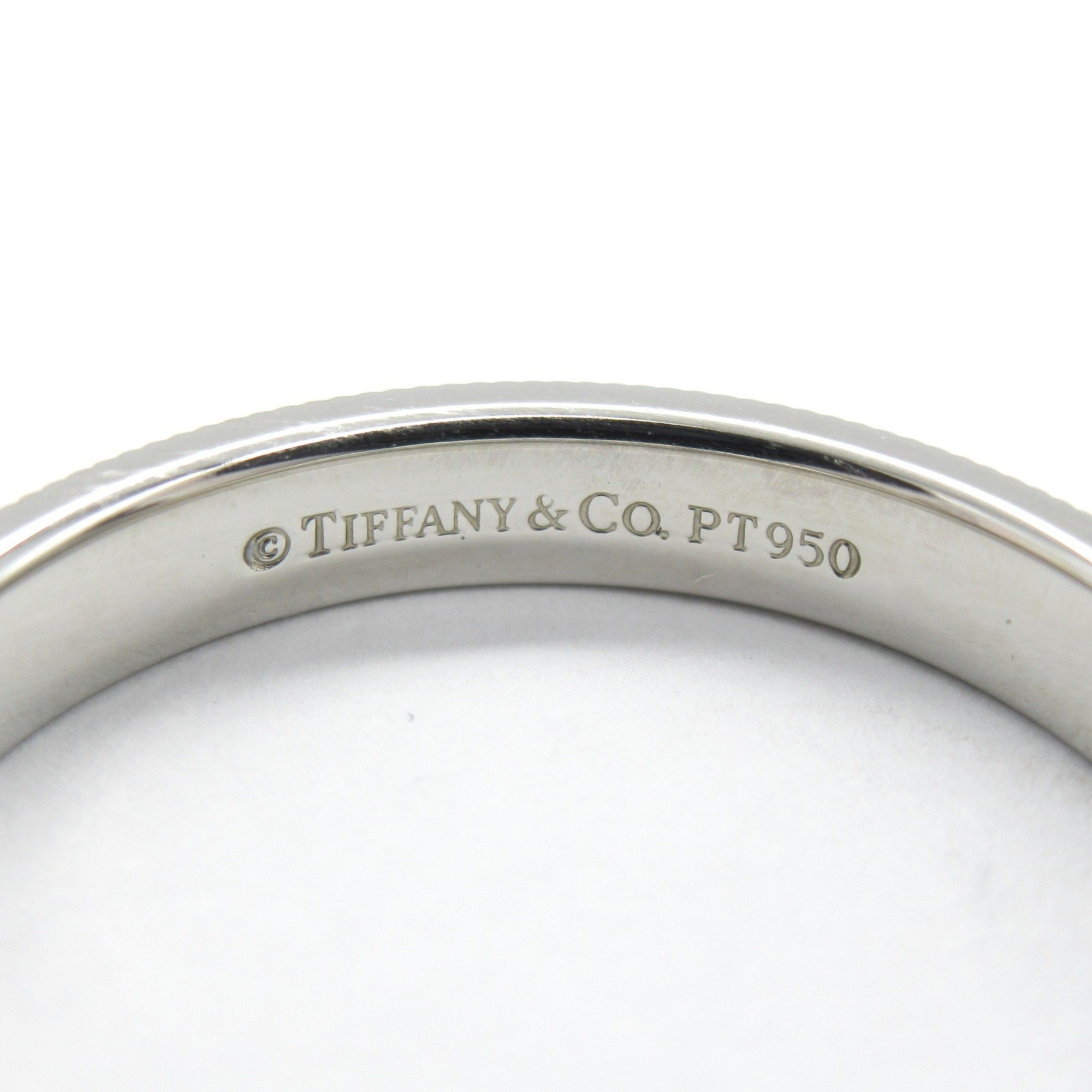 Tiffany & Co. Together Milgrain Ring, Pt950 Platinum, Men's, Women's, Silver