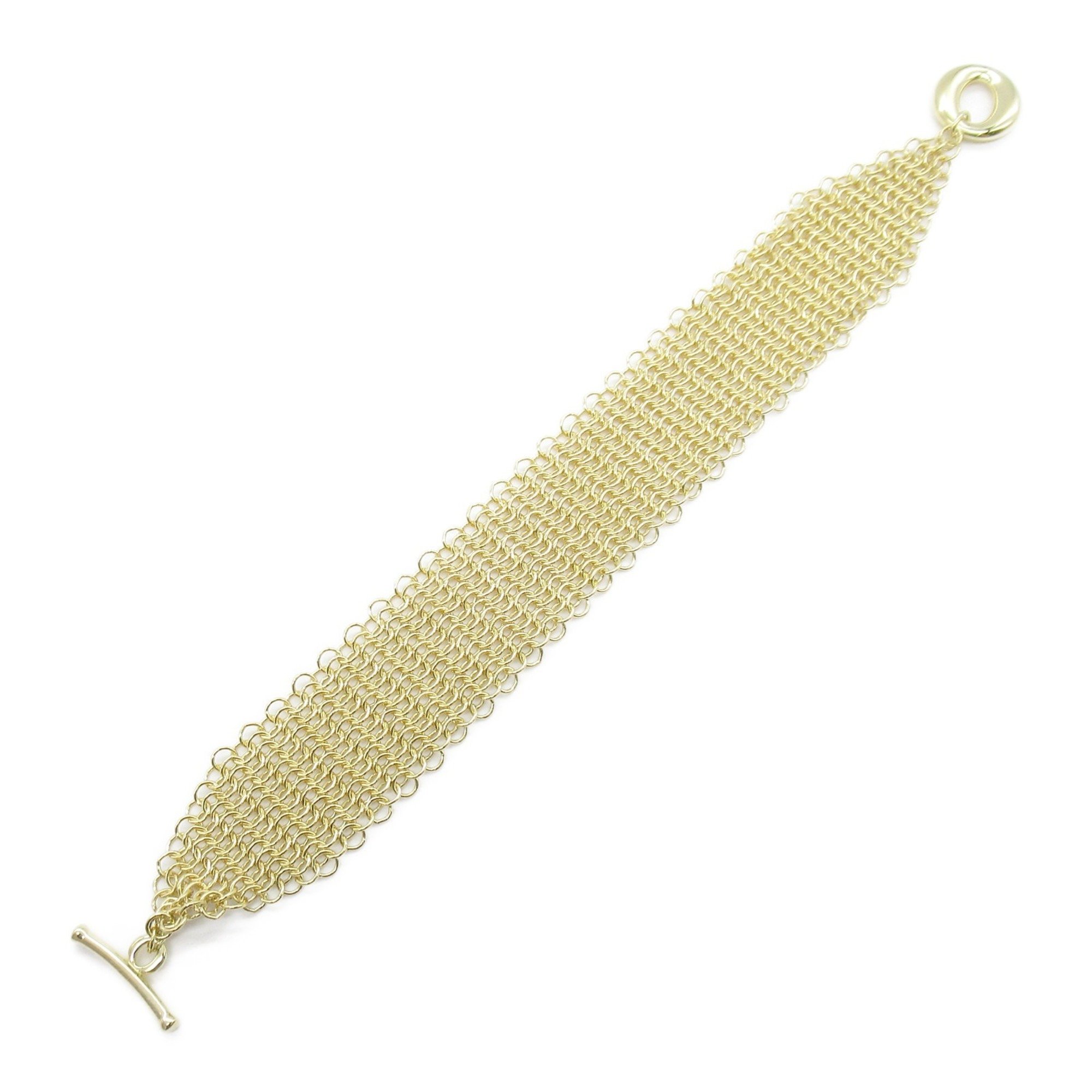 Tiffany & Co. Mesh Bracelet, 18K Yellow Gold, Women's, Gold