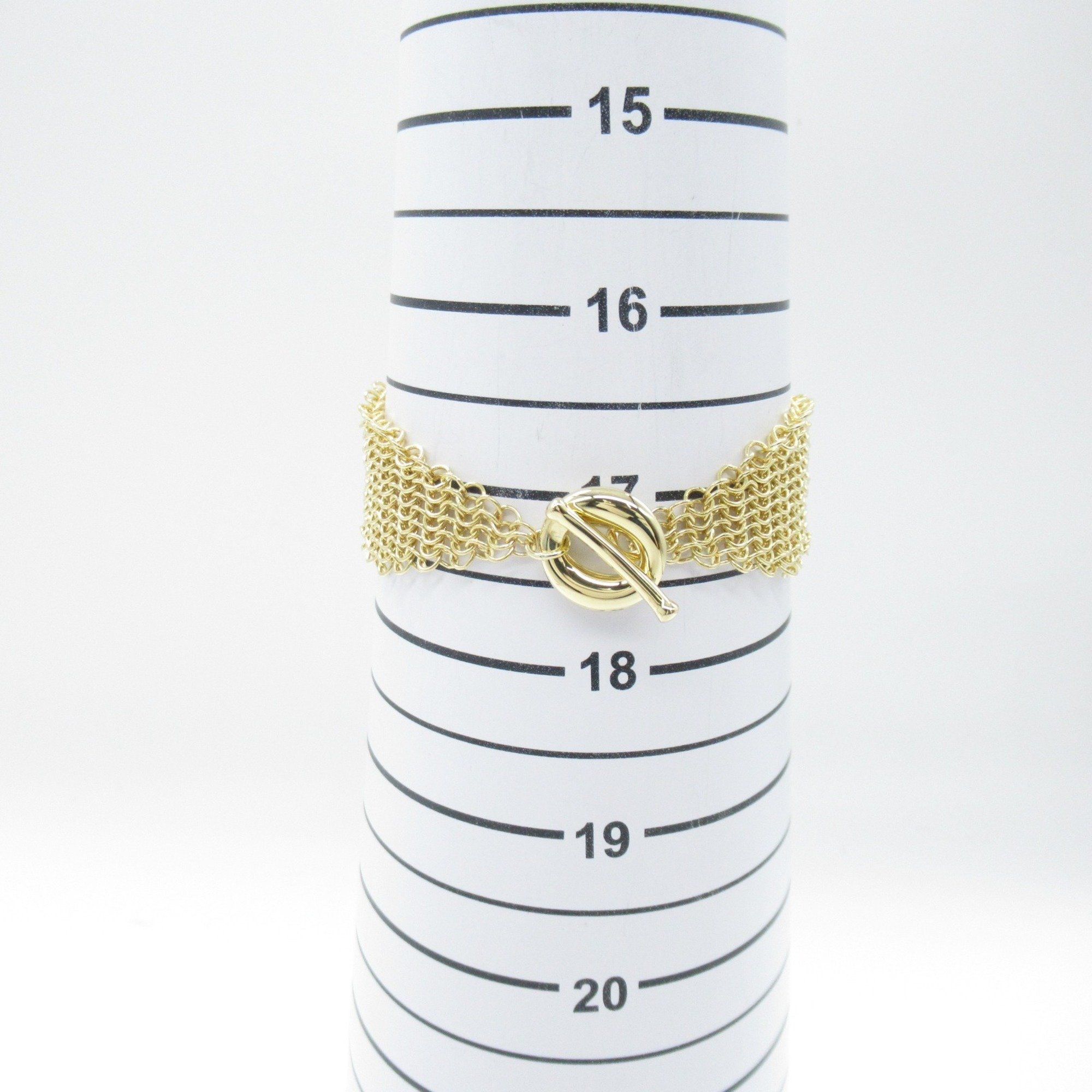 Tiffany & Co. Mesh Bracelet, 18K Yellow Gold, Women's, Gold