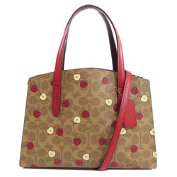 Coach 88251 Apple Pattern Signature Handbag for Women COACH