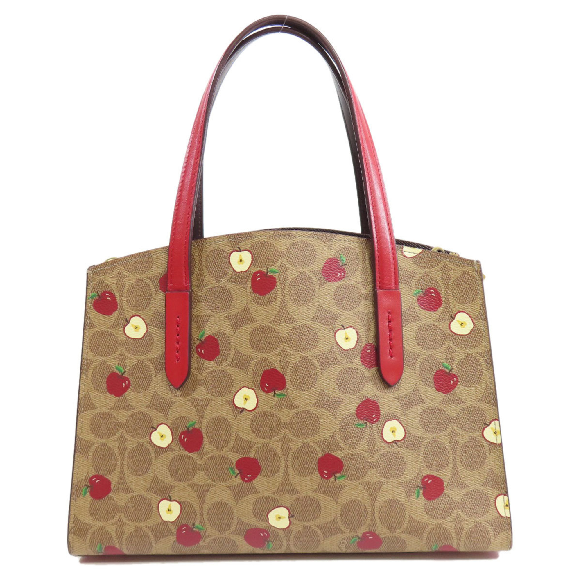 Coach 88251 Apple Pattern Signature Handbag for Women COACH