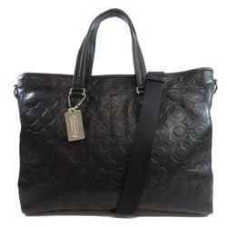 Coach 70253 Op Art Tote Bag Leather Men's COACH