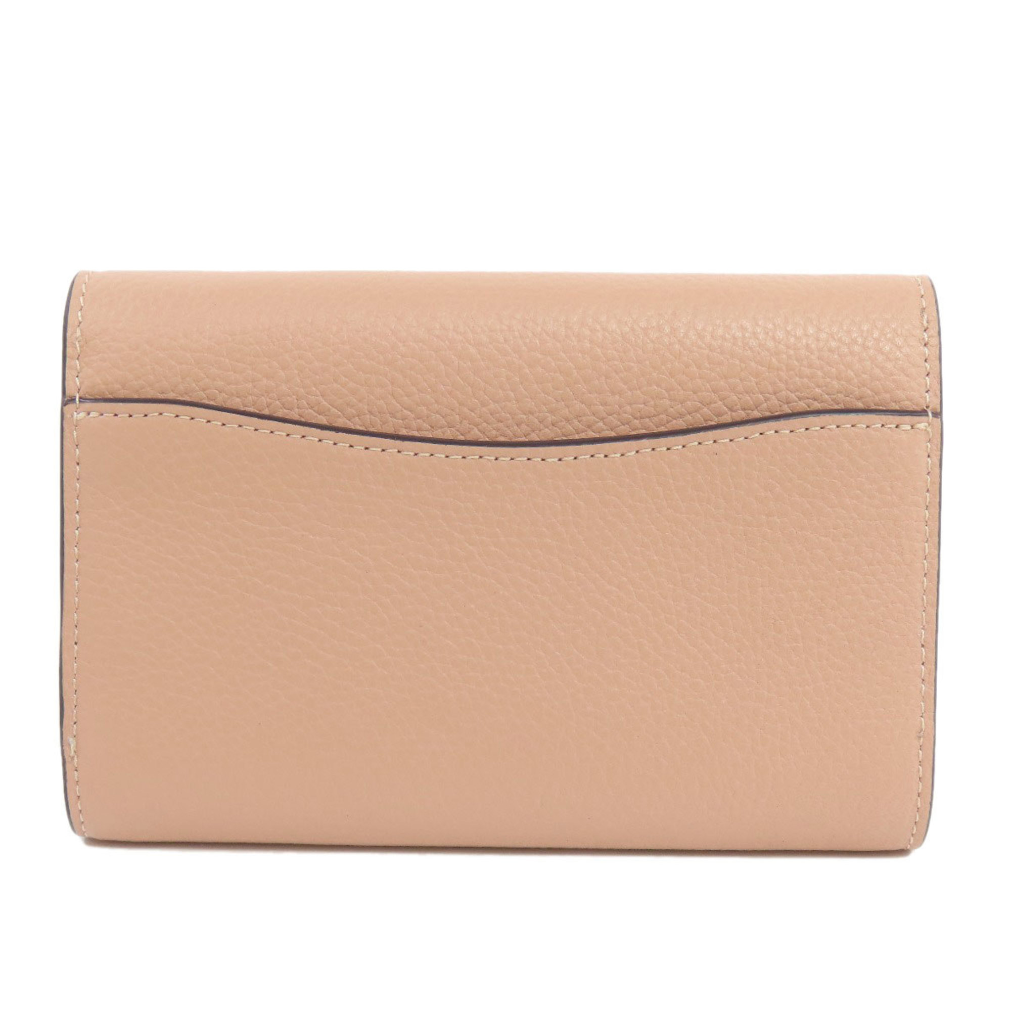 Coach CP025 Essential Medium Flap Wallet, Leather, Women's, COACH