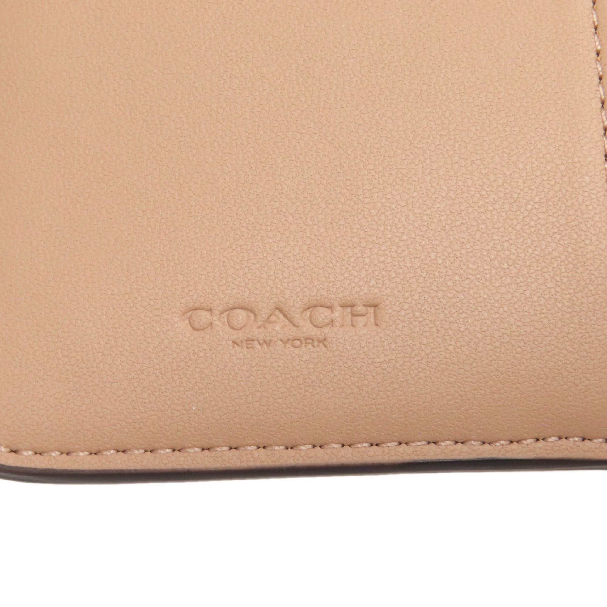 Coach CP025 Essential Medium Flap Wallet, Leather, Women's, COACH