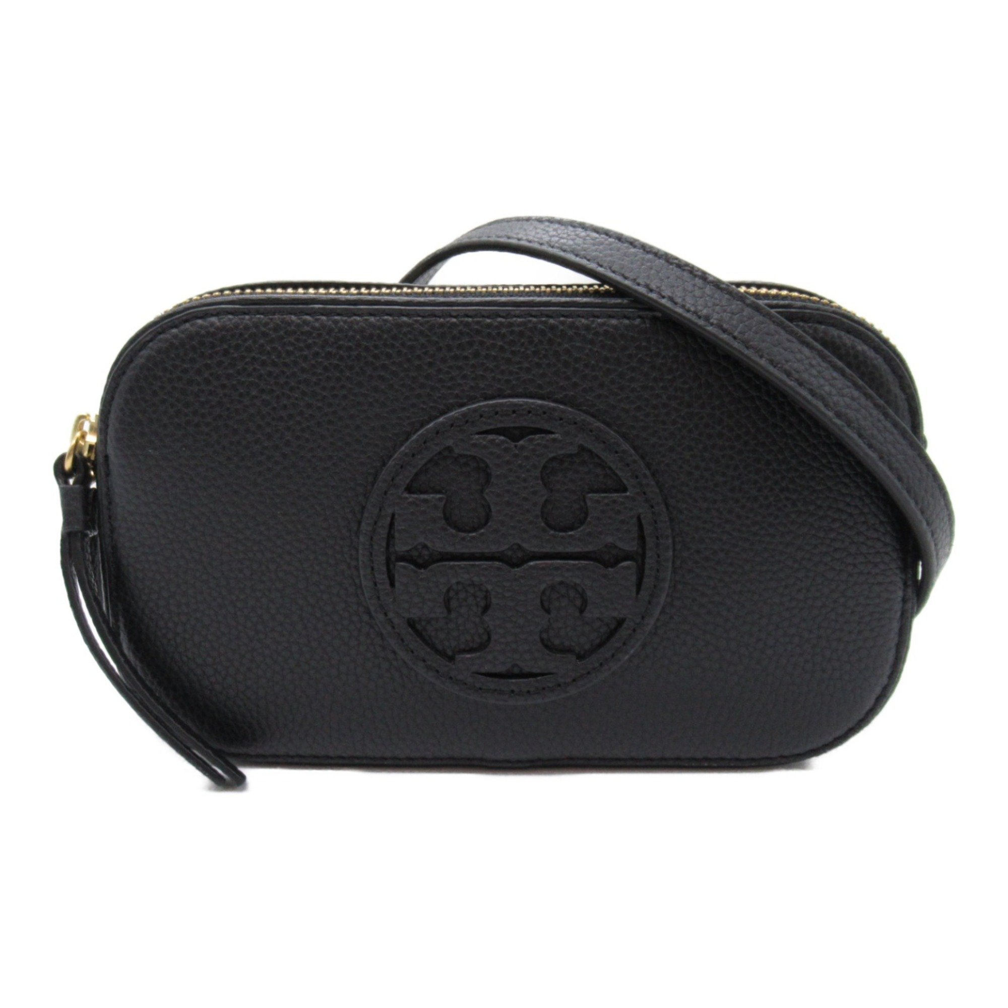 Tory Burch Shoulder Bag Leather Women's Black 145667001