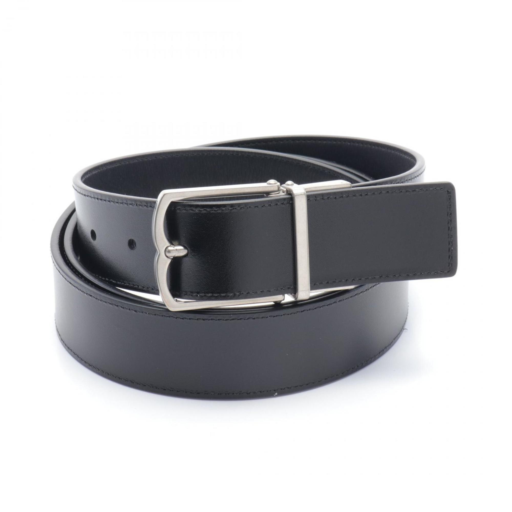 BALLY Belt Leather Men's Black 6304552