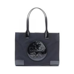 Tory Burch ELLA PATENT SAMLL TOTE Ella Patent Small Tote Bag Nylon Leather Women's Black 90482001