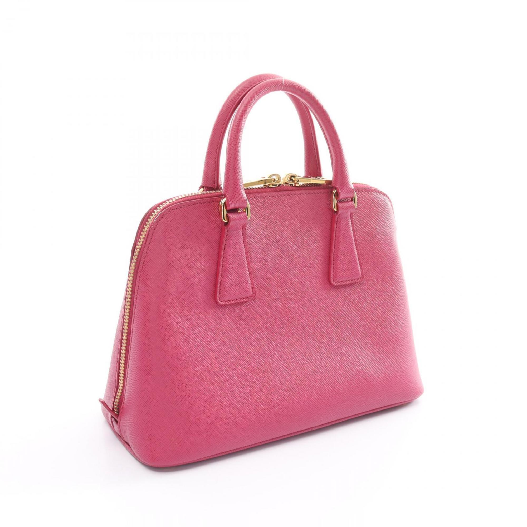 PRADA SAFFIANO LUX Handbag Bag Saffiano Leather Women's Pink BL0838