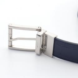 BALLY Belt Leather Men's Navy 6307590