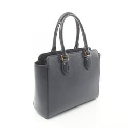 PRADA SAFFIANO + SOFT C Handbag Bag Saffiano Leather Women's Navy 1BA113