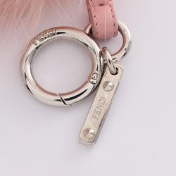 FENDI Charm Fur Women's Pink