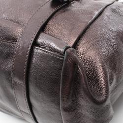 PRADA Tote Bag Leather Women's Brown