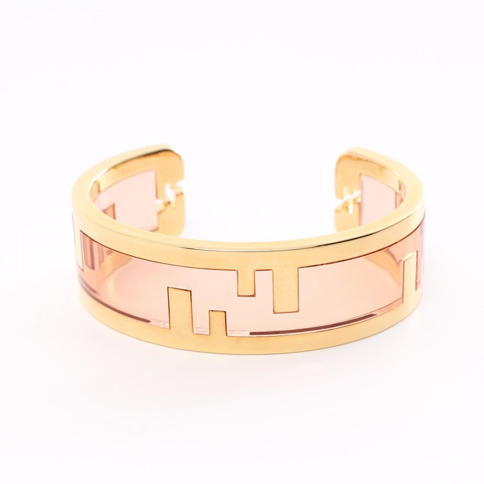 FENDI Orlock Bracelet GP (Gold Plated) Women's Gold Pink