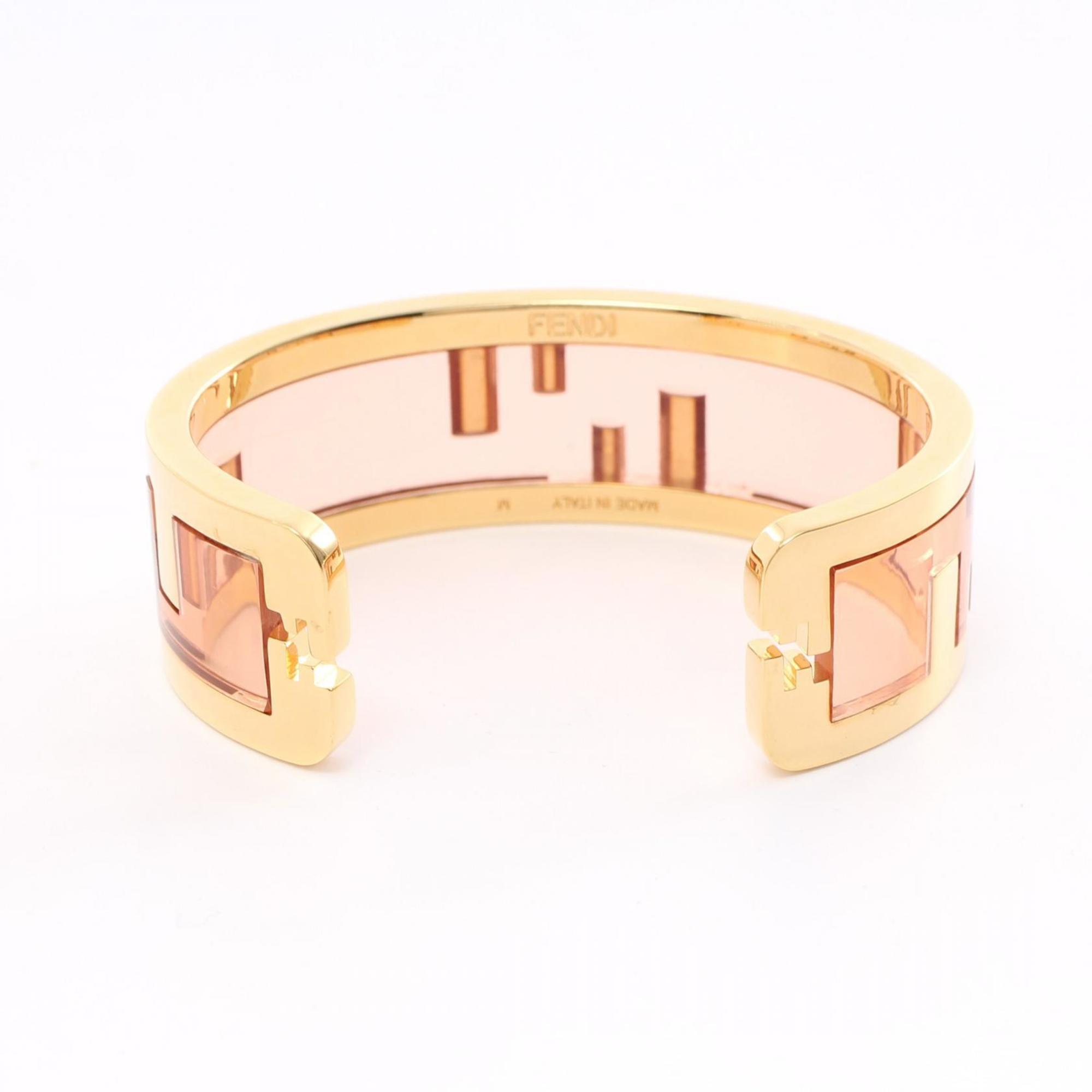 FENDI Orlock Bracelet GP (Gold Plated) Women's Gold Pink