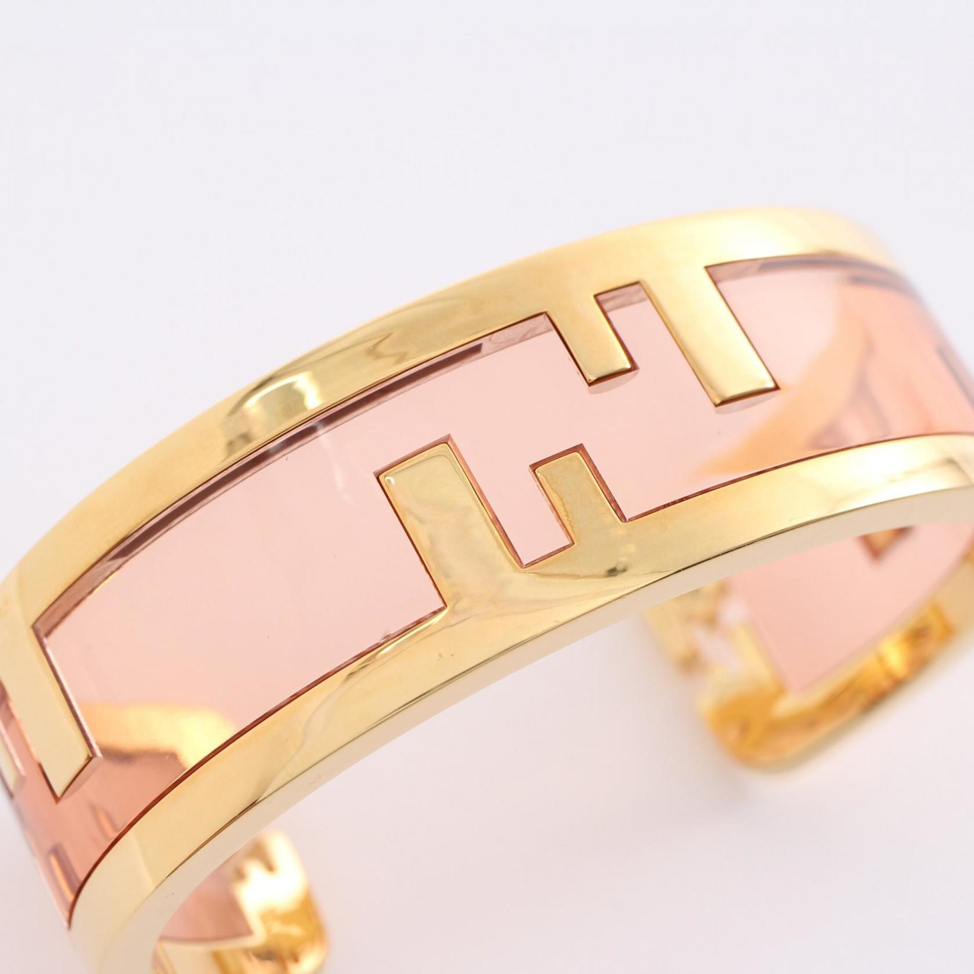 FENDI Orlock Bracelet GP (Gold Plated) Women's Gold Pink