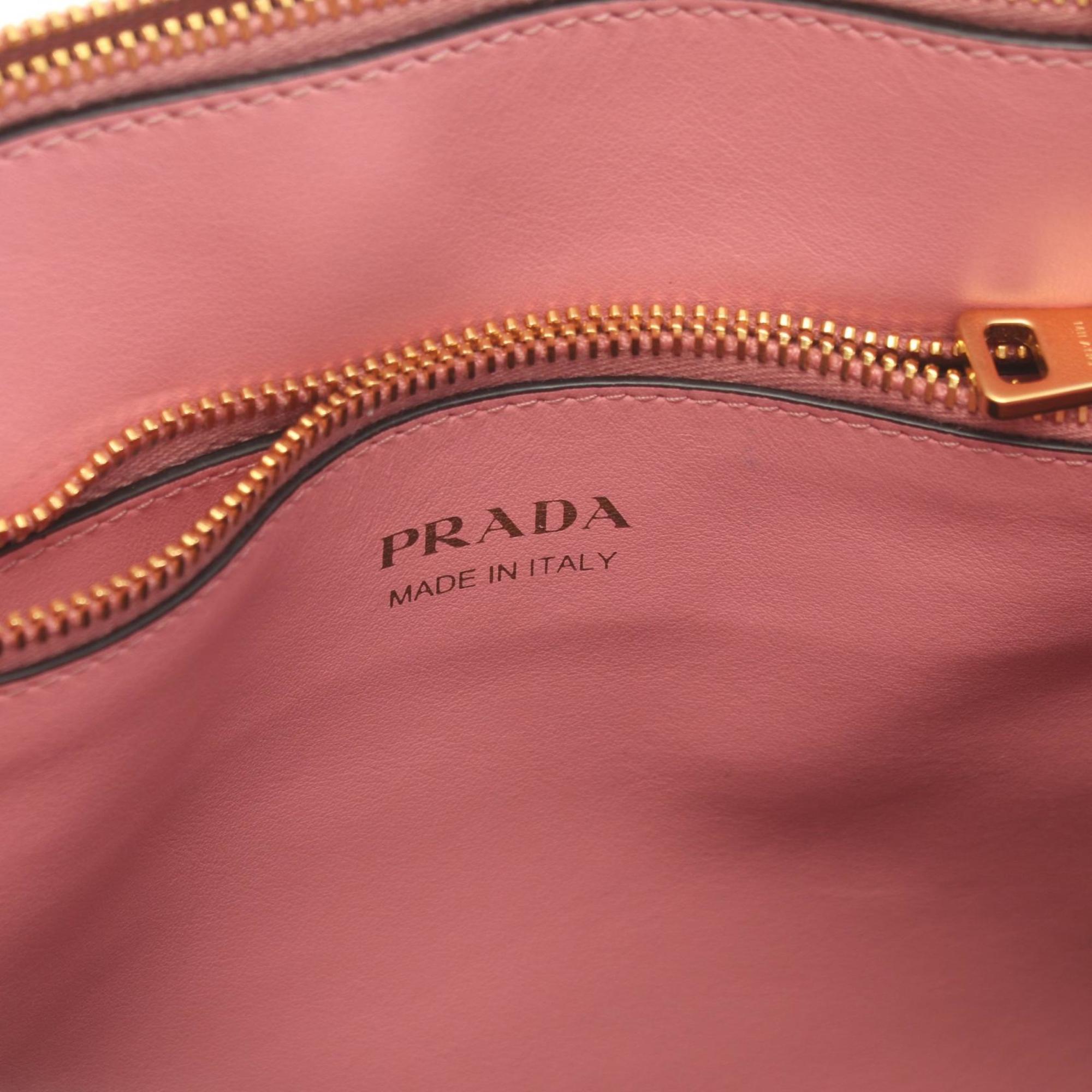 PRADA SAFFIANO CITY Handbag Bag Saffiano Leather Women's Pink 1BA103