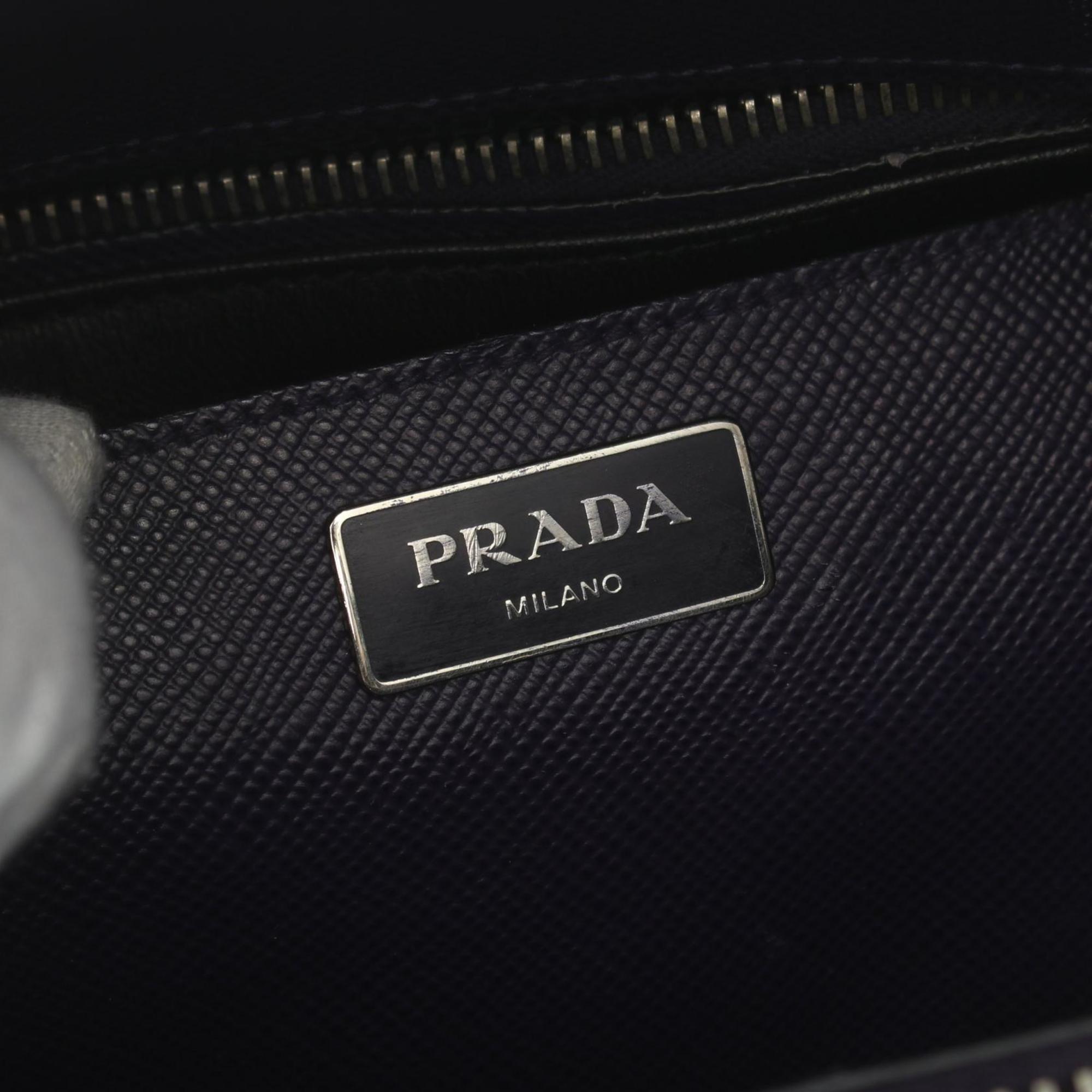 PRADA handbag, Saffiano leather, women's, purple