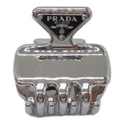 PRADA Hair Clip, Nickel Free, Women's, Silver, 1IF0872BA6F0276