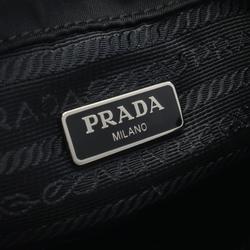 PRADA Backpack Shoulder Bag Nylon Leather Women's Black BZ0029