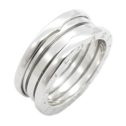 BVLGARI B-zero1 Ring, K18WG (White Gold), Men's, Women's, Silver