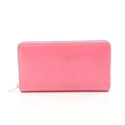 BALENCIAGA Exclusive Round Long Wallet Leather Men's Women's Pink 490625