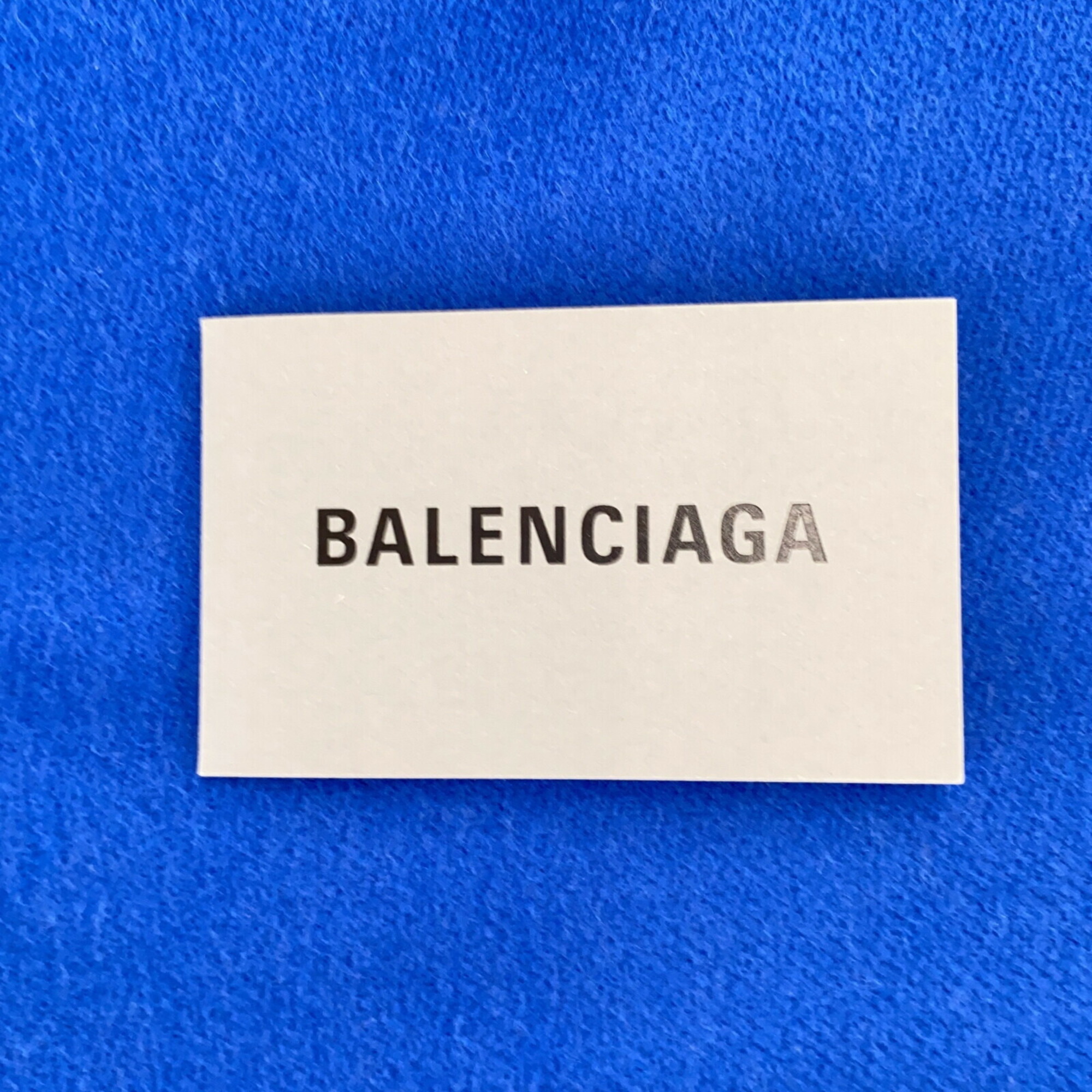 BALENCIAGA Scarf Wool Men's Women's Blue 575868320B04877