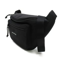 BALENCIAGA Explorer Belt Bag, Waist Nylon, Men's, Black, 4823892JMF71000