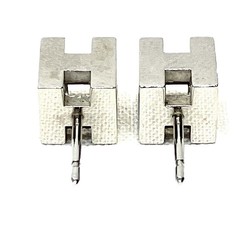 Hermes Cage d'Ache Cube Accessory Earrings for Women