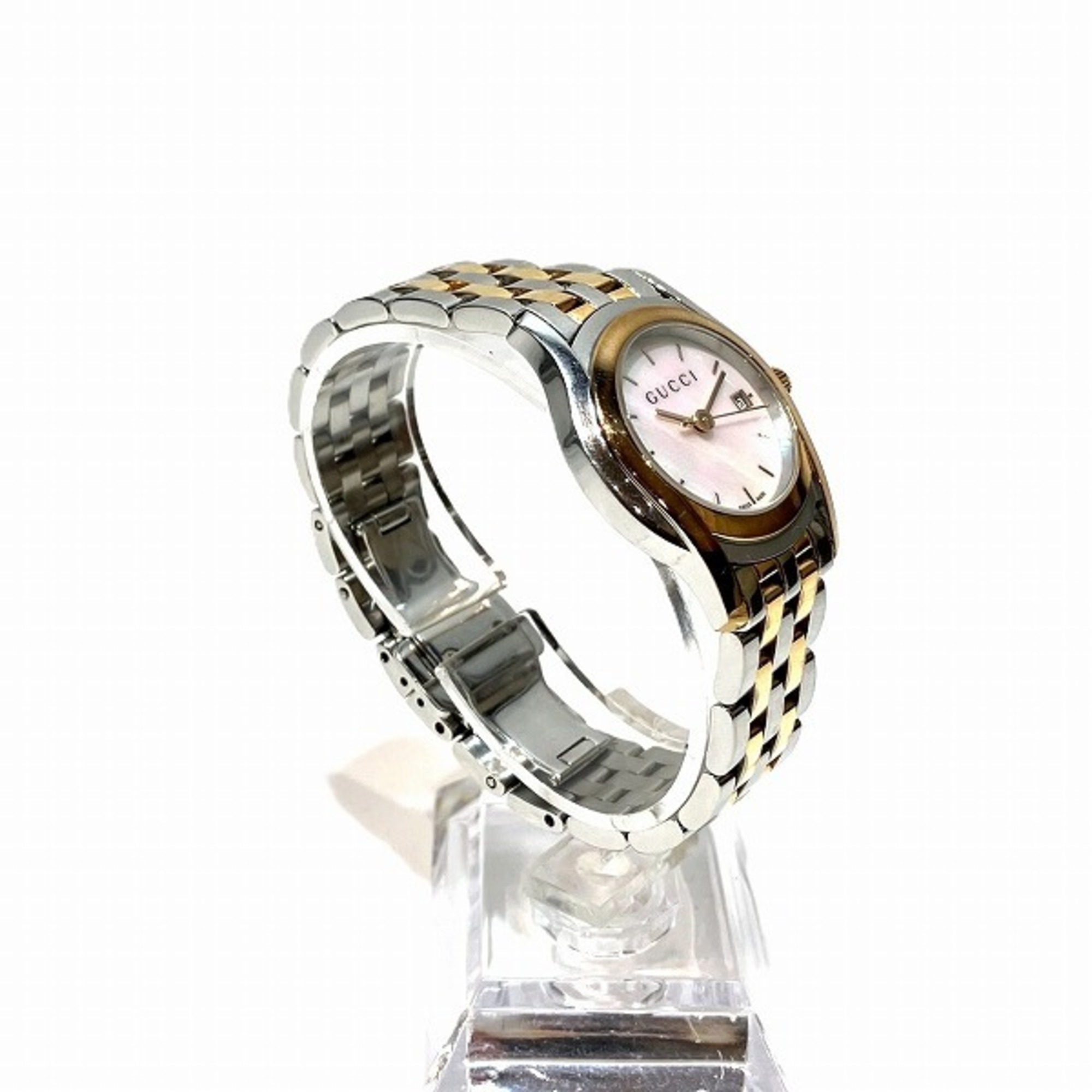 Gucci 5500L Quartz Shell Dial Watch Women's