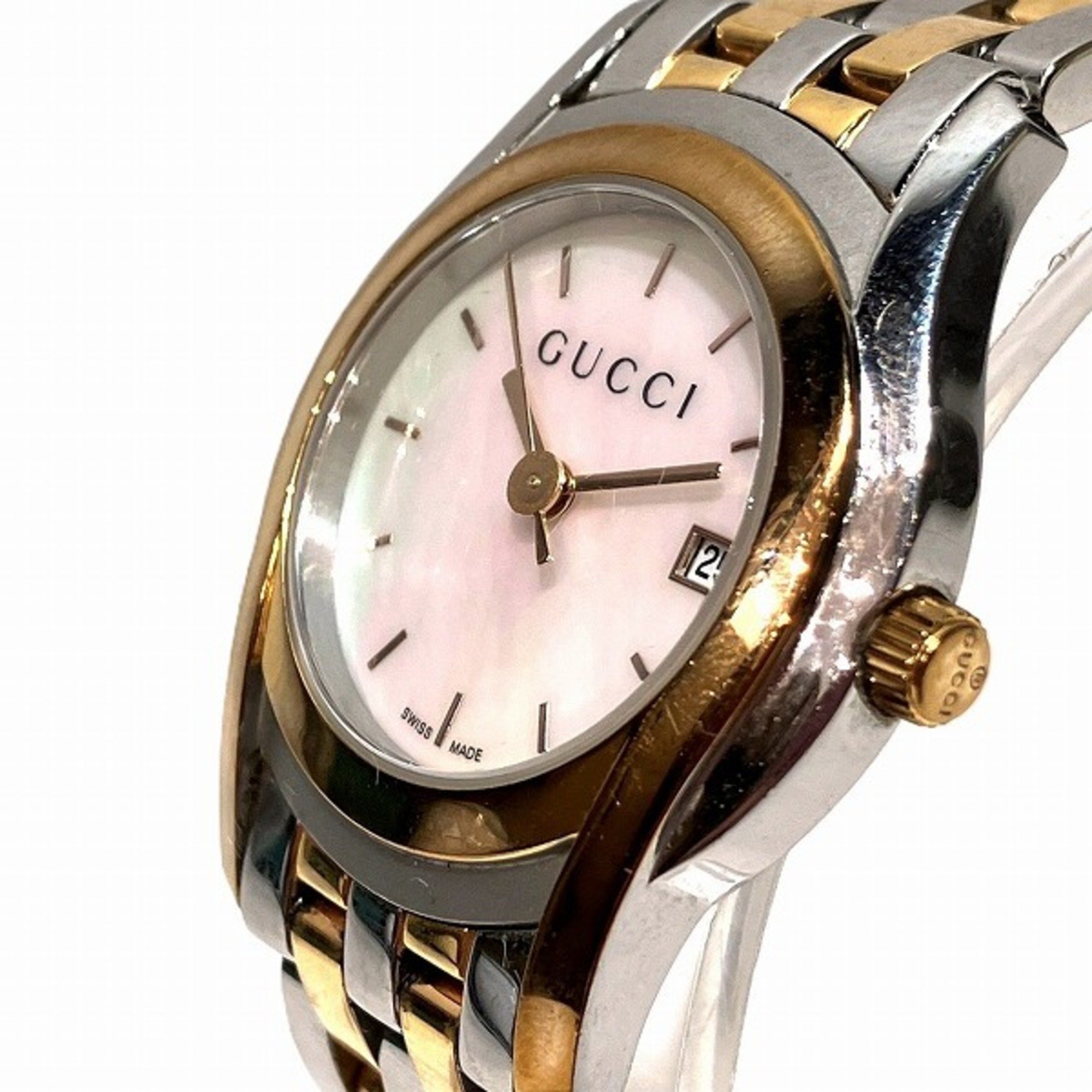 Gucci 5500L Quartz Shell Dial Watch Women's