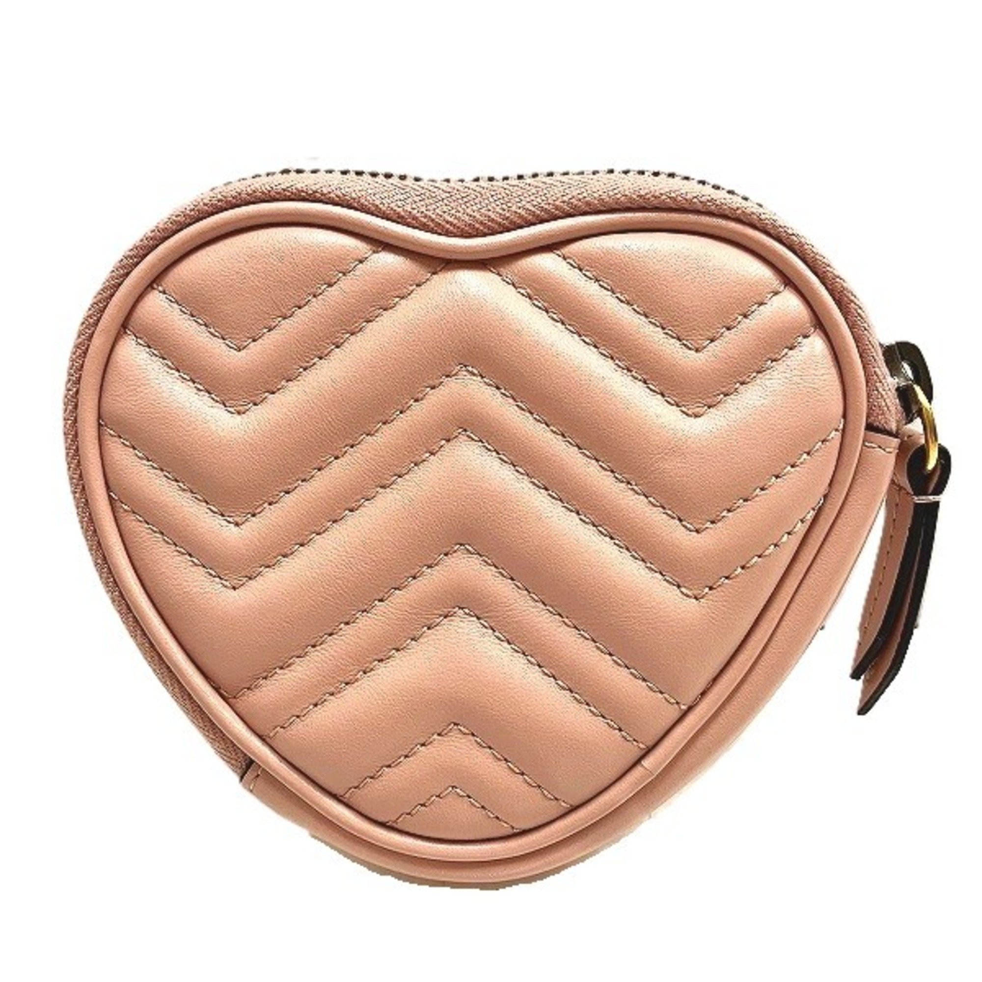 GUCCI GG Marmont Double G Heart Shape Wallet/Coin Case 699517 Wallets/Coin Cases Women's Wallets