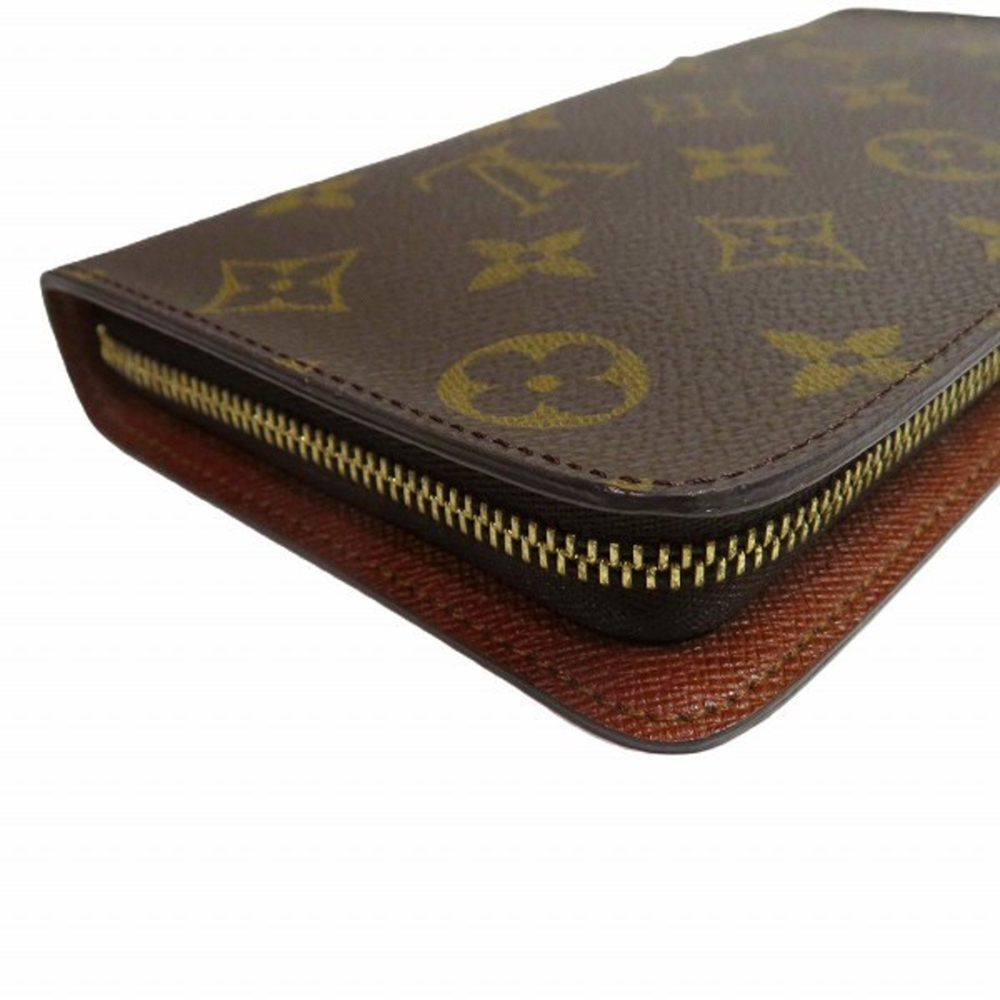 Louis Vuitton Monogram Porto Monnaie Zip M61727 Wallet Long Men's Women's