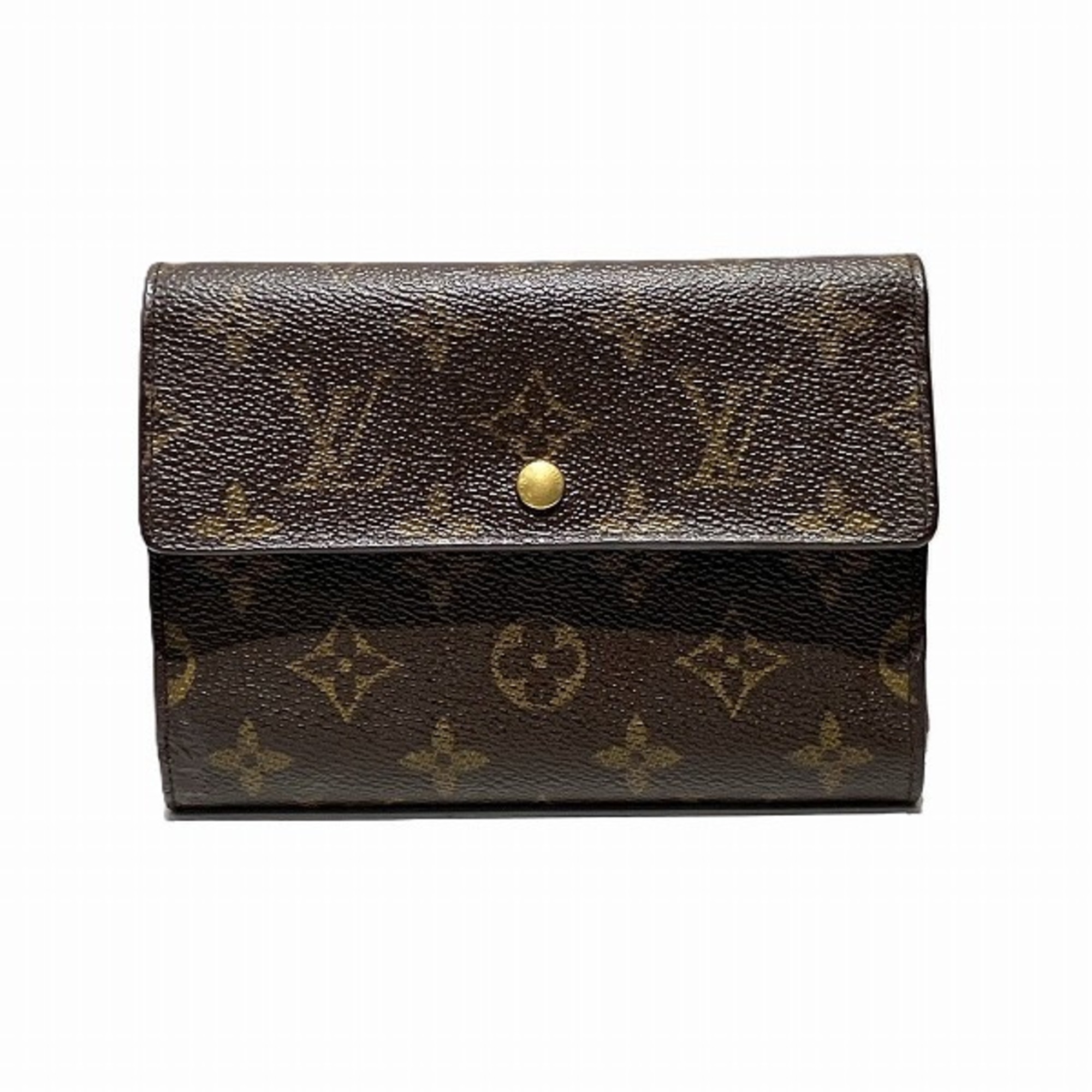 Louis Vuitton Monogram Porte Tresor Etui Papier M61202 Bi-fold Wallet for Men and Women