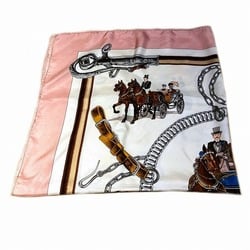 Hermes Carre 90 EQUIPAGES Carriage Servant Silk Accessory Scarf Women's