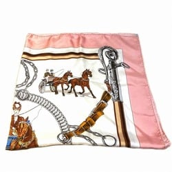 Hermes Carre 90 EQUIPAGES Carriage Servant Silk Accessory Scarf Women's