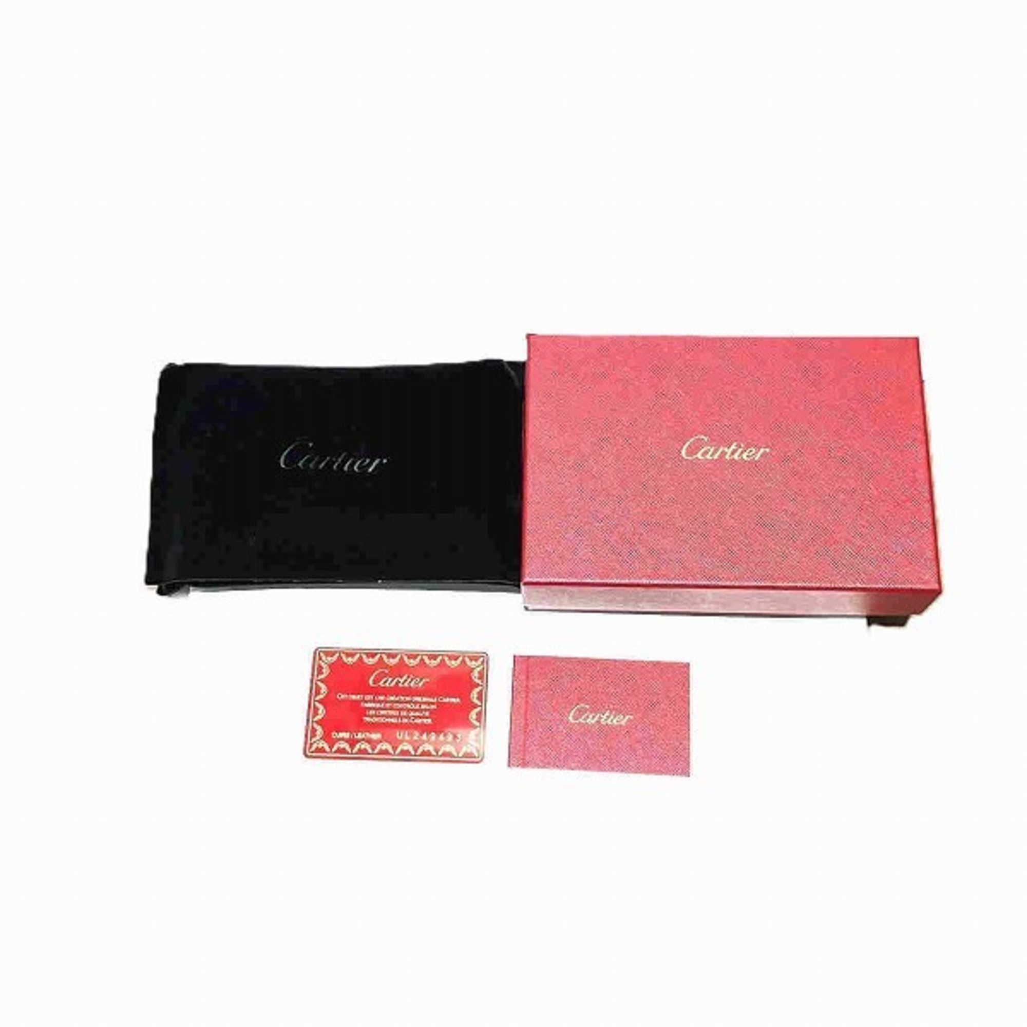 Cartier Happy Birthday Line Round Zip Wallet L3001119 Bi-fold for Men and Women