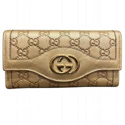 GUCCI Guccissima 232434 Interlocking Long Wallet for Men and Women