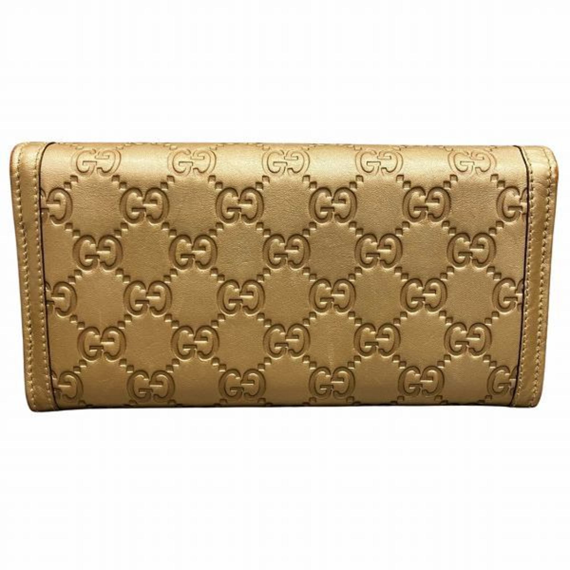 GUCCI Guccissima 232434 Interlocking Long Wallet for Men and Women