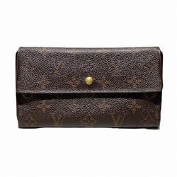 Louis Vuitton Monogram Portefeuille International M61217 Long Wallet Tri-fold for Men and Women