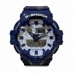 Casio G-SHOCK GA-700BWP Quartz Blue Flower Design Watch Men's Wristwatch