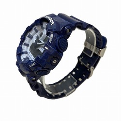 Casio G-SHOCK GA-700BWP Quartz Blue Flower Design Watch Men's Wristwatch