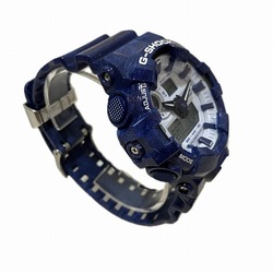 Casio G-SHOCK GA-700BWP Quartz Blue Flower Design Watch Men's Wristwatch